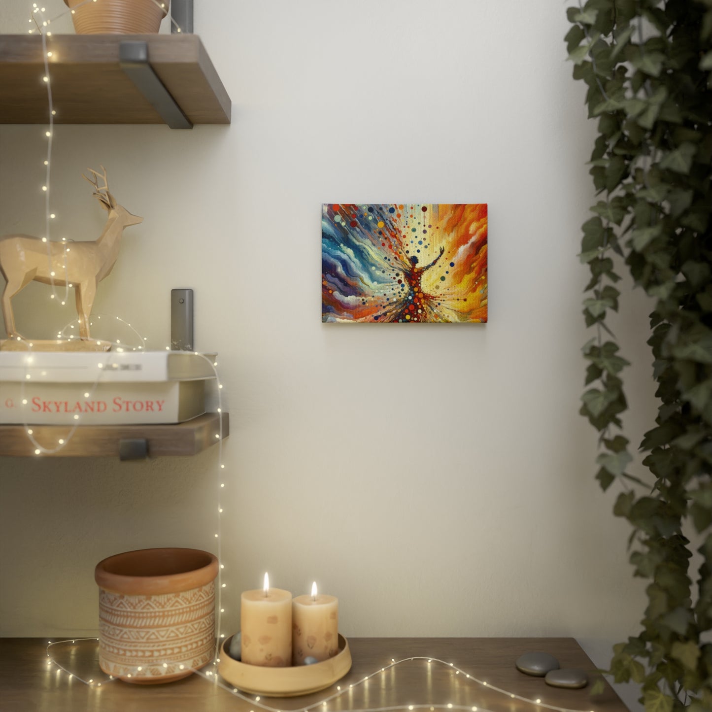 Vibrant Growth Symphony Canvas Photo Tile
