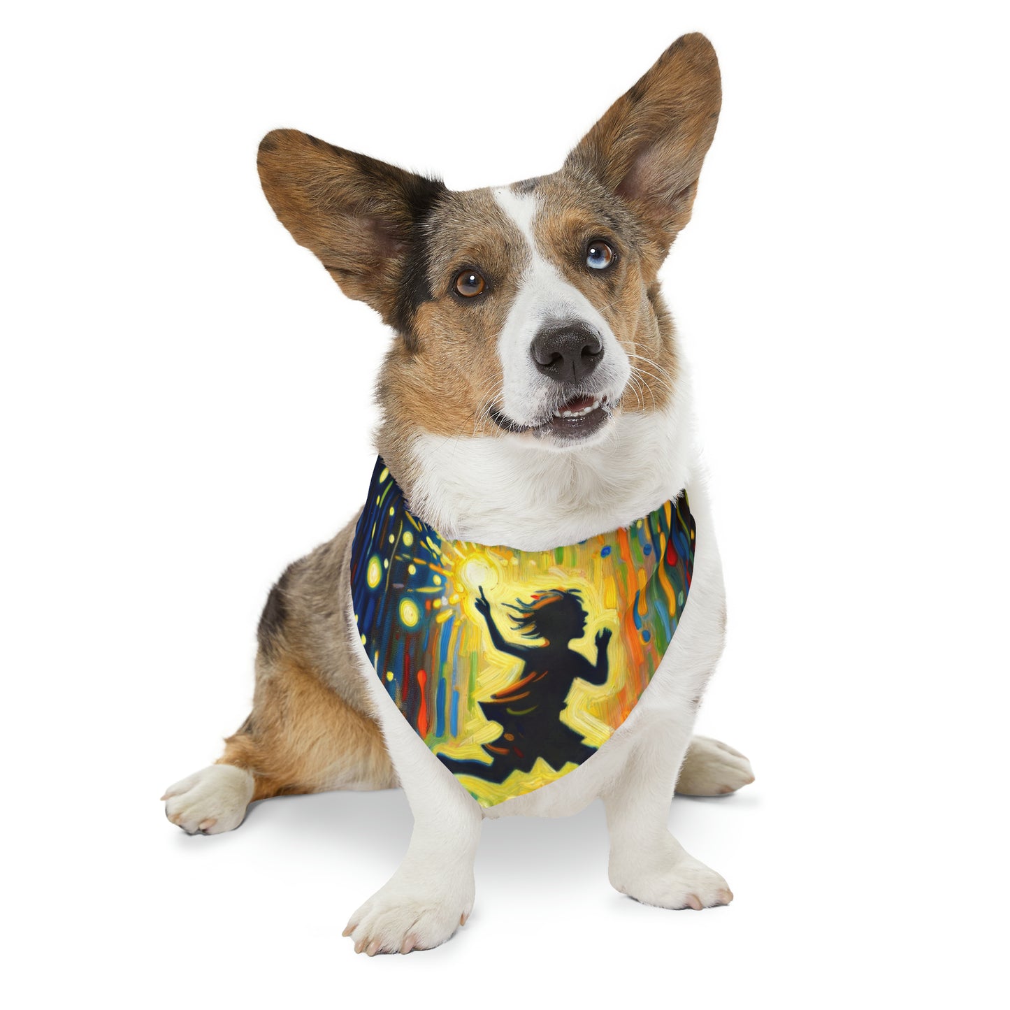 Child Firefly Chase Pet Bandana Collar