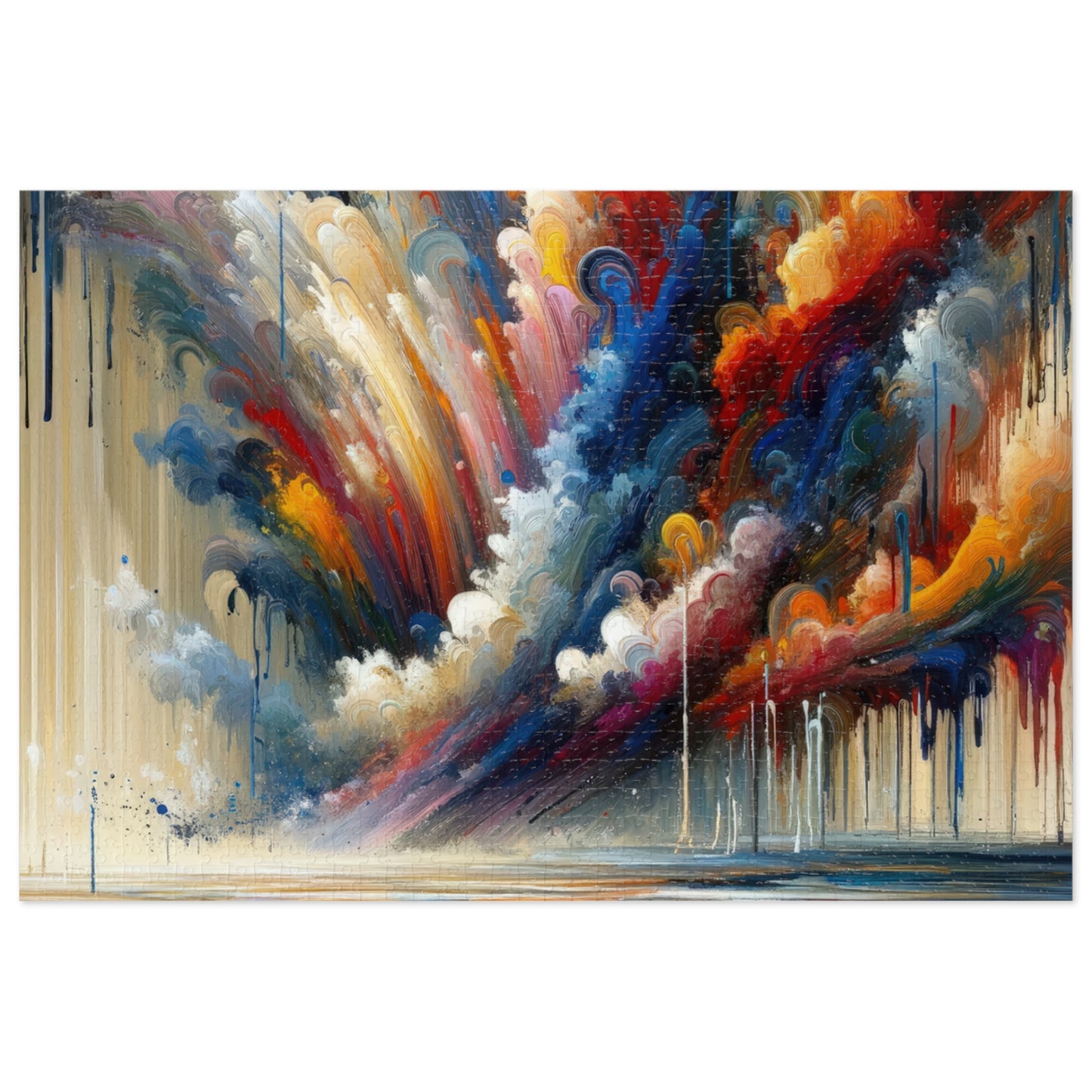 Grandiose Transformation Tachism Jigsaw Puzzle (30, 110, 252, 500,1000-Piece)