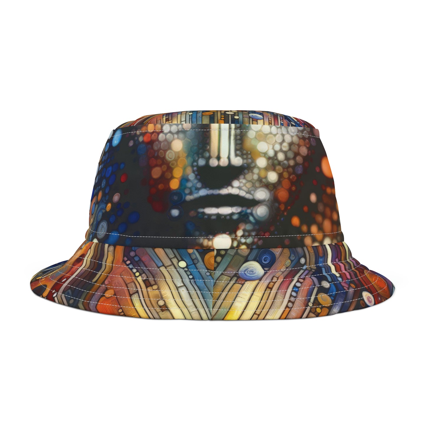 Digital Rhythm Tapestry Bucket Hat (AOP)