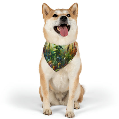 Communal Garden Microcosm Pet Bandana Collar
