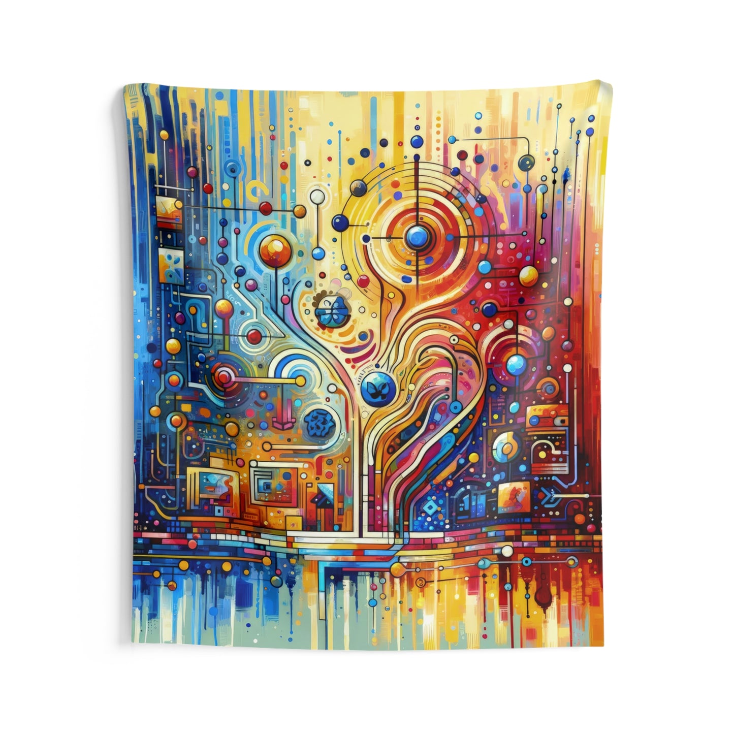 Supportive Divided Empathy Indoor Wall Tapestries