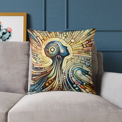 Inner Mosaic Kindness Spun Polyester Pillow