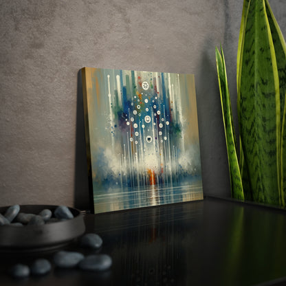 Tachism Digital Escape Canvas Photo Tile