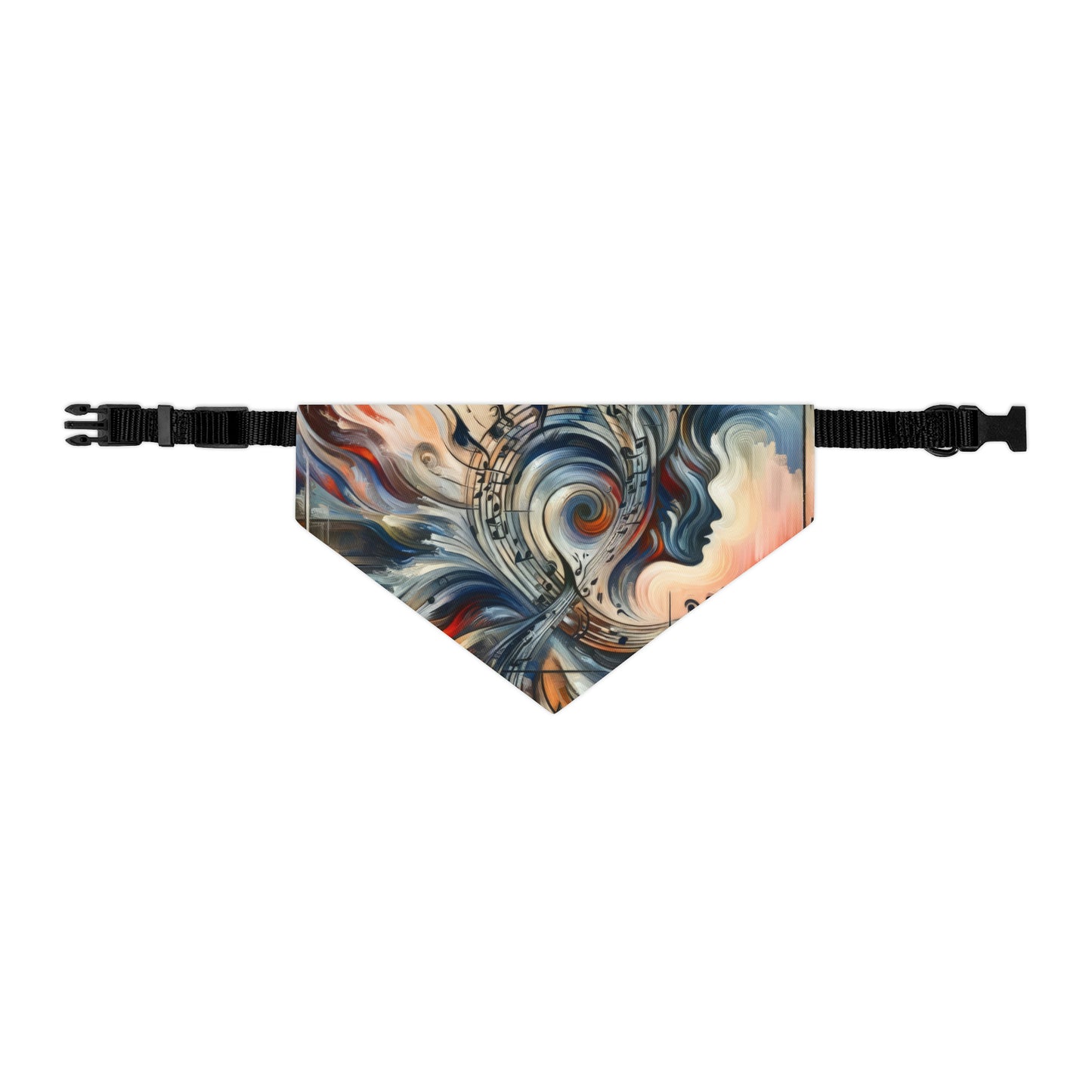 Symphonic Empathic Swirls Pet Bandana Collar