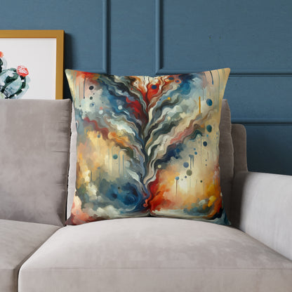 Abstract Forgiveness Offering Spun Polyester Pillow