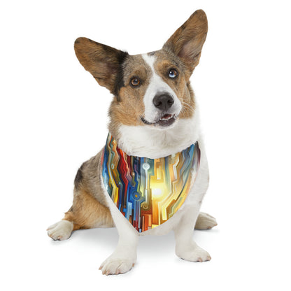 Unity Abstract Vibrancy Pet Bandana Collar