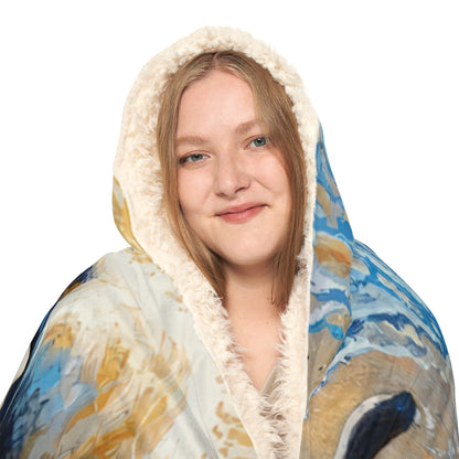 Meditative Kinetic Tachism Snuggle Blanket