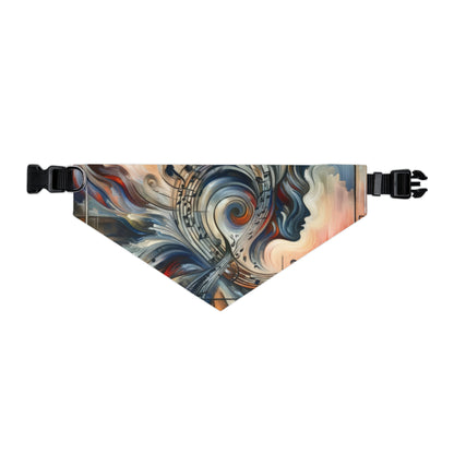 Symphonic Empathic Swirls Pet Bandana Collar