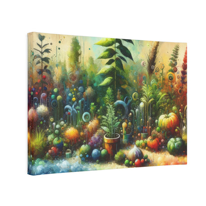 Communal Garden Microcosm Canvas Photo Tile