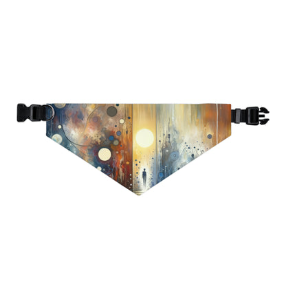 Stillness Transition Abstract Pet Bandana Collar