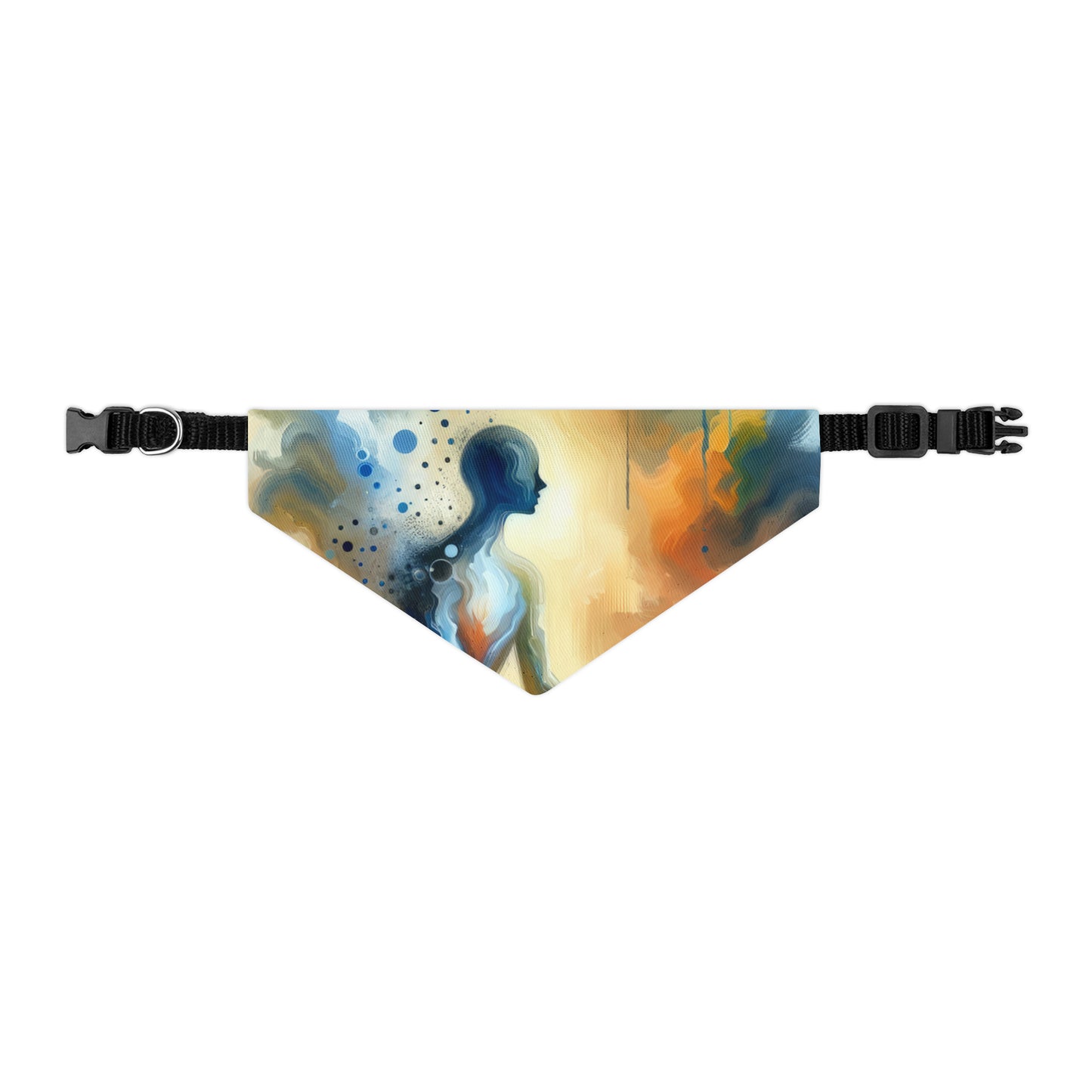Resonance Abstract Healing Pet Bandana Collar