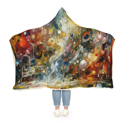 Perception Mosaic Abstract Snuggle Blanket