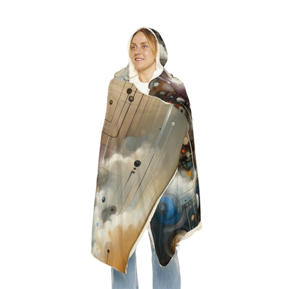 Abstract Mechanical Harmony Snuggle Blanket