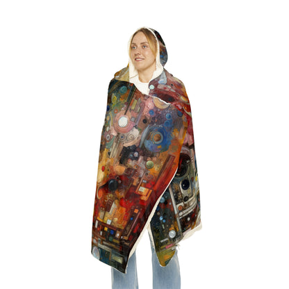 Perception Mosaic Abstract Snuggle Blanket