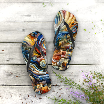 Awakening Spiral Empowerment Flip Flops