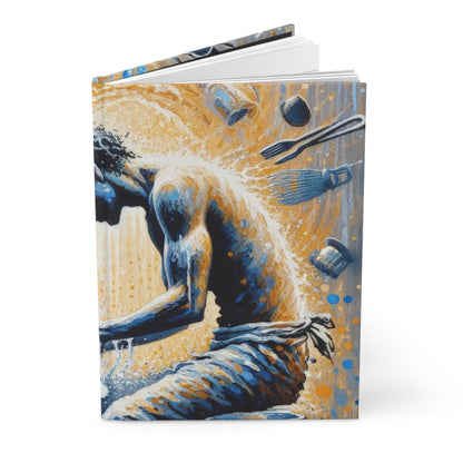 Meditative Kinetic Tachism Hardcover Journal Matte