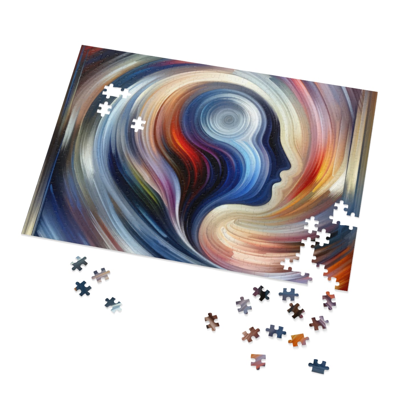 Harmonious Mindset Abstract Jigsaw Puzzle (30, 110, 252, 500,1000-Piece)