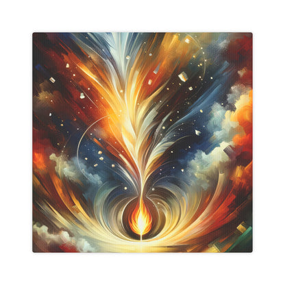 Igniting Transformational Currents Canvas Photo Tile