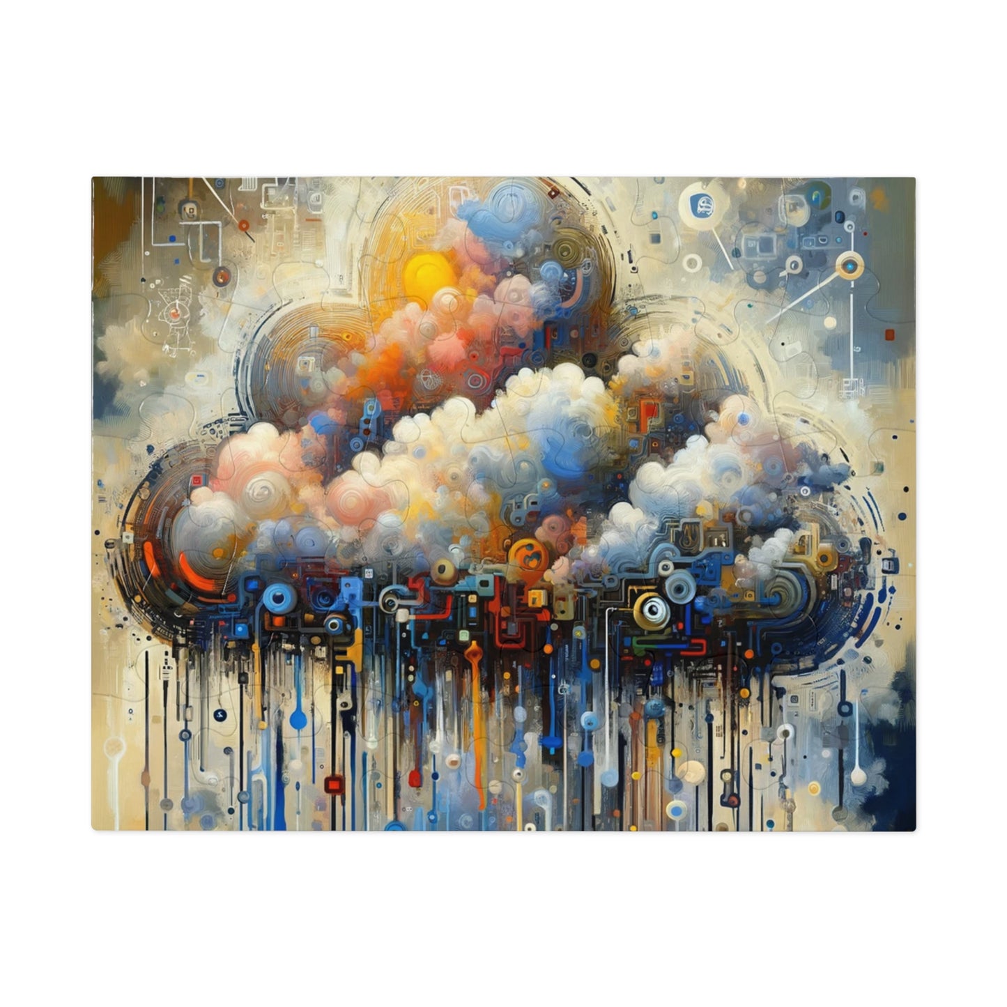 Cloud Community Crafting Jigsaw Puzzle (30, 110, 252, 500,1000-Piece)