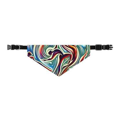Choreographic Mindful Tachism Pet Bandana Collar
