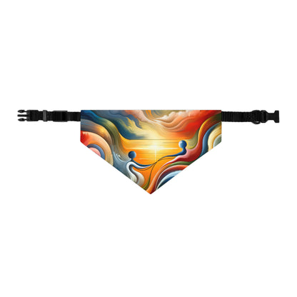 Empathetic Lifeline Abstract Pet Bandana Collar