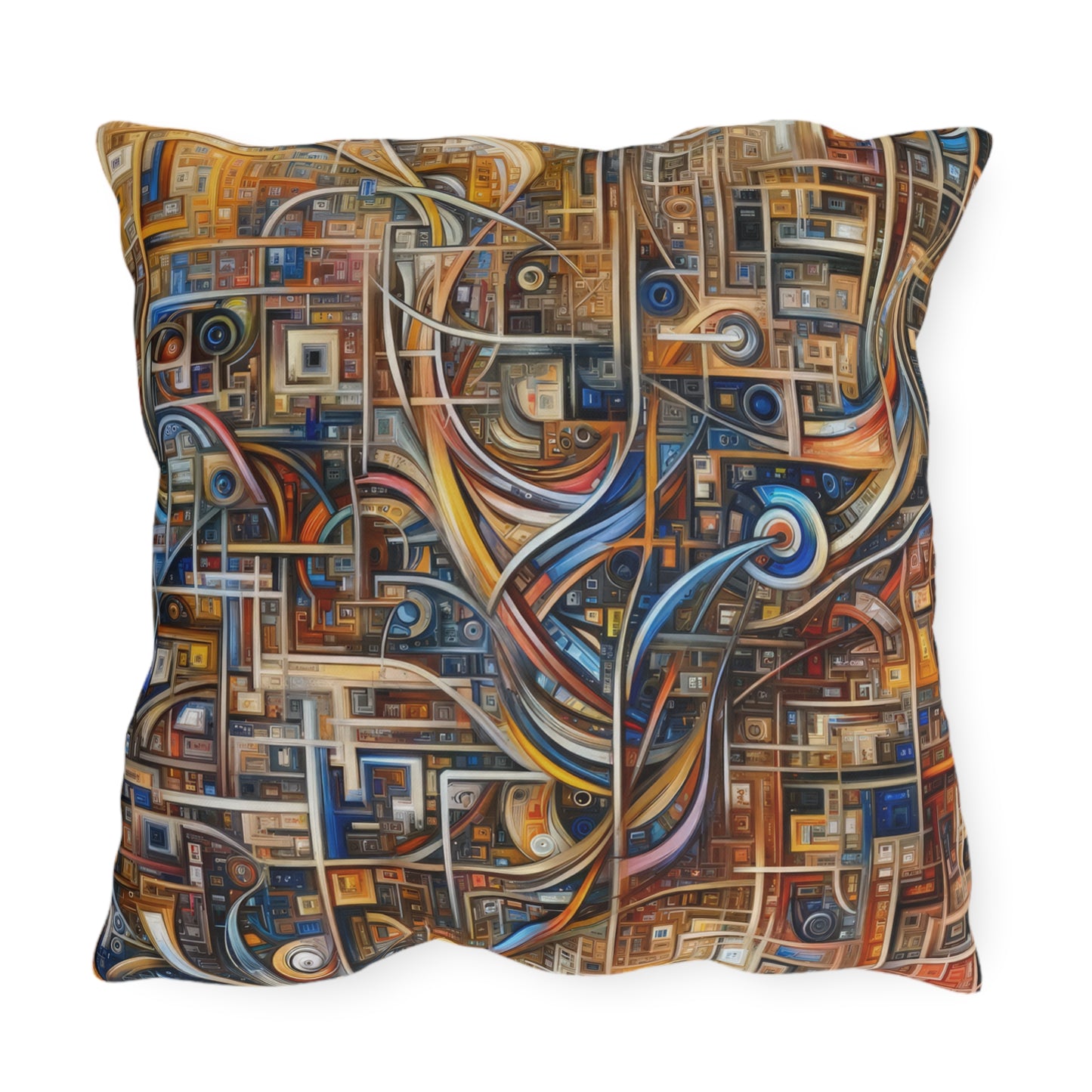 Intricate Life Tapestry Outdoor Pillows