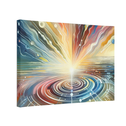 Rippling Community Dynamics Canvas Photo Tile