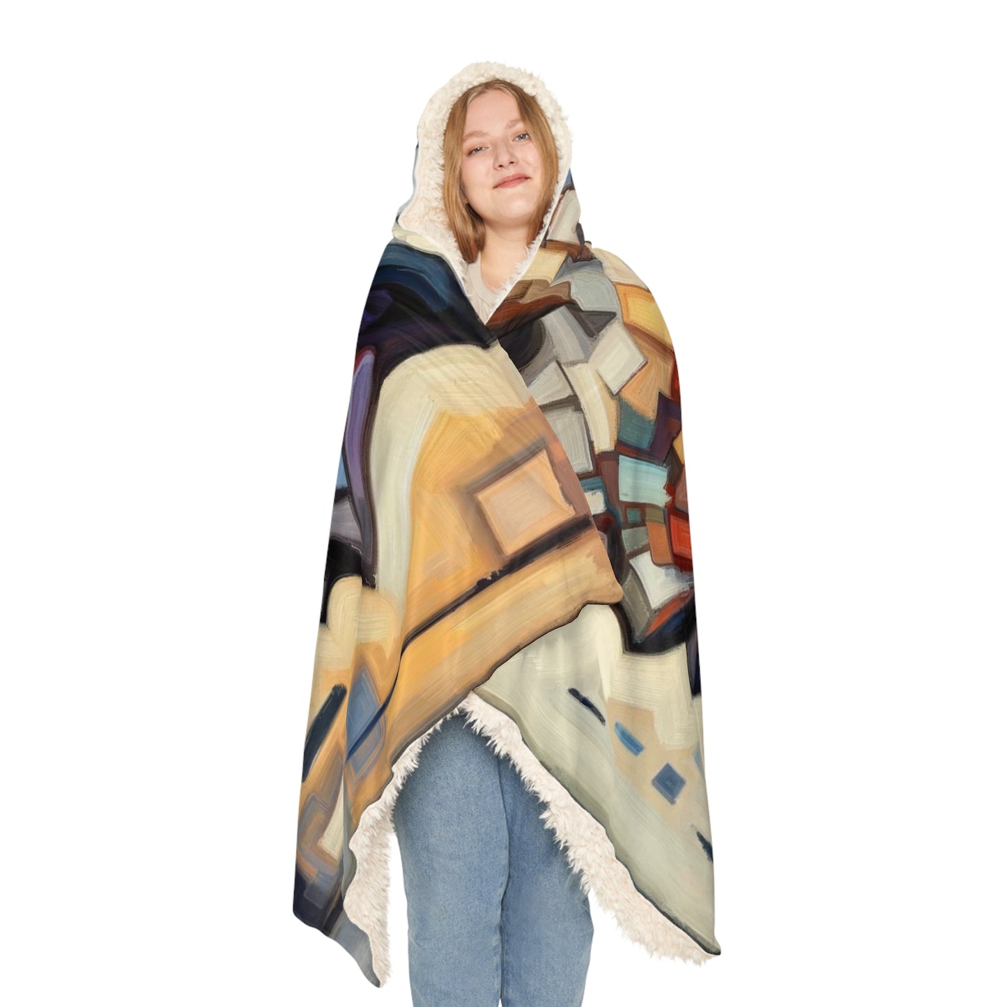 Identity Tachism Intersection Snuggle Blanket