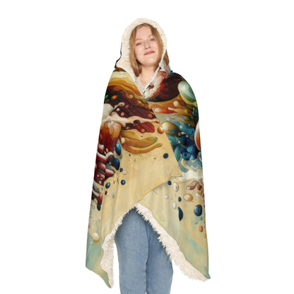 Nourishing Tachism Symphony Snuggle Blanket