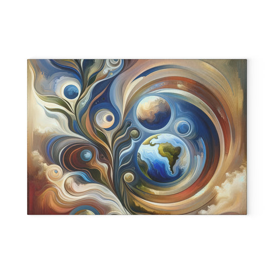 Esoteric Nurturing Gaia Glass Cutting Board