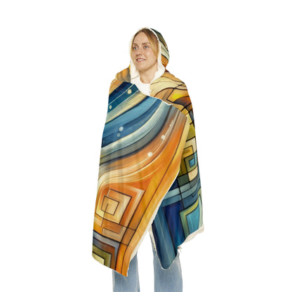 Spiritual Tachism Connection Snuggle Blanket