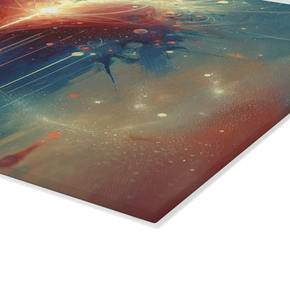 Transcendent Connection Beauty Glass Cutting Board