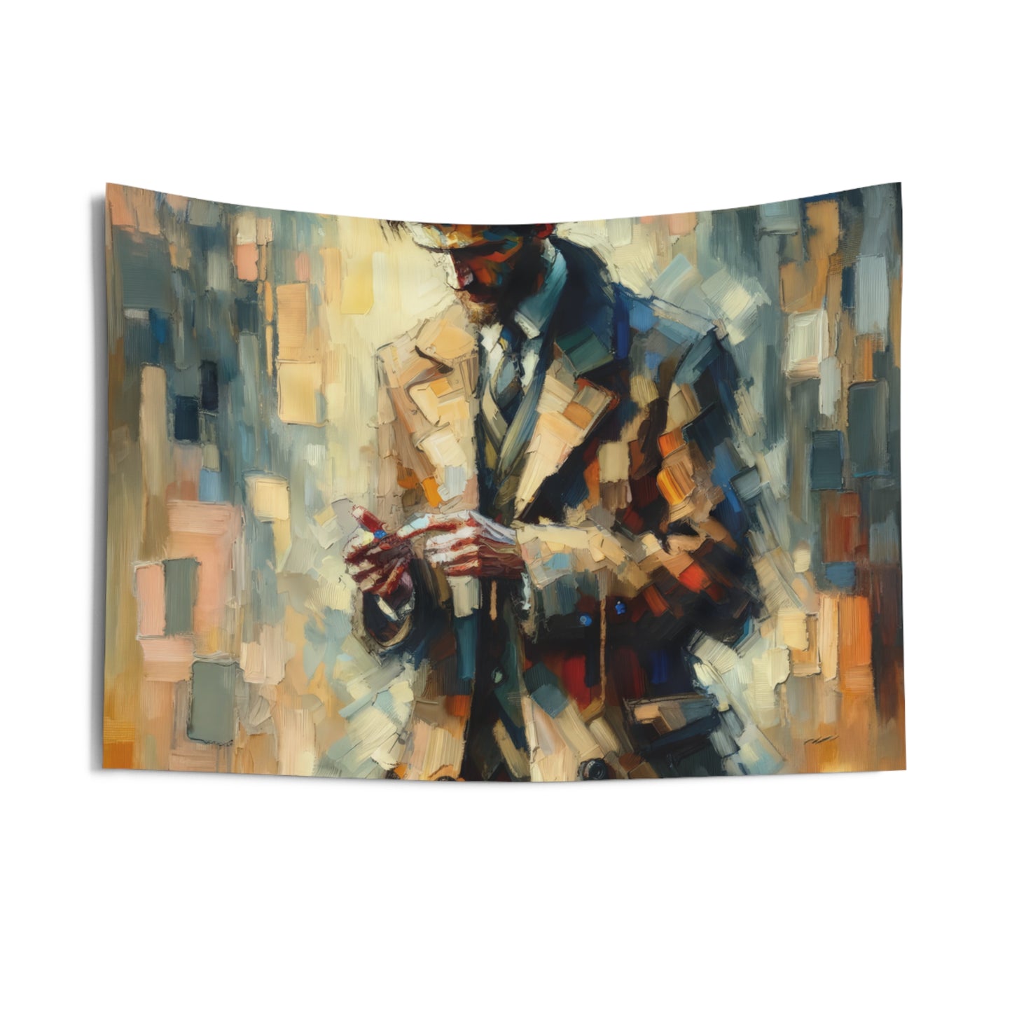 Urban Tachism Encounter Indoor Wall Tapestries