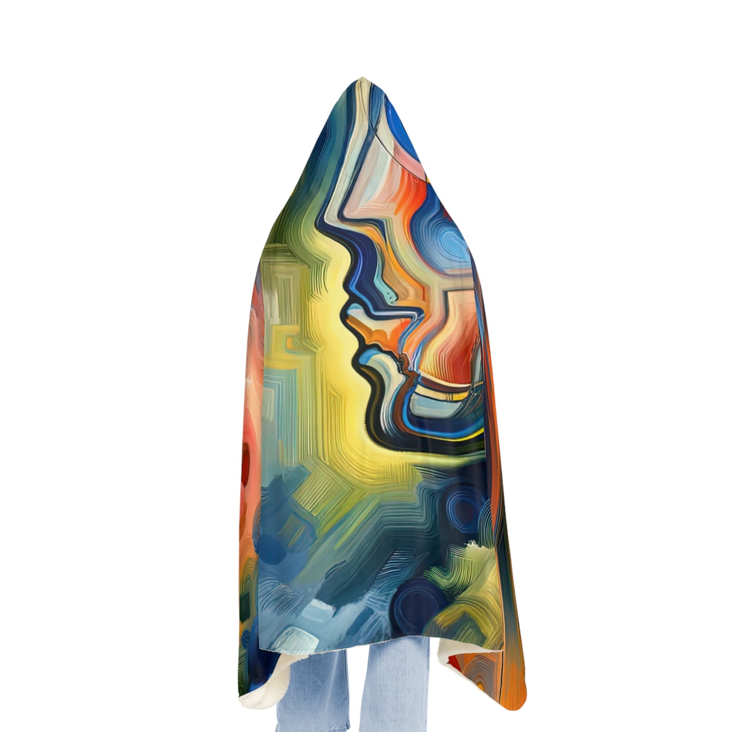 Emotional Perception Abstract Snuggle Blanket