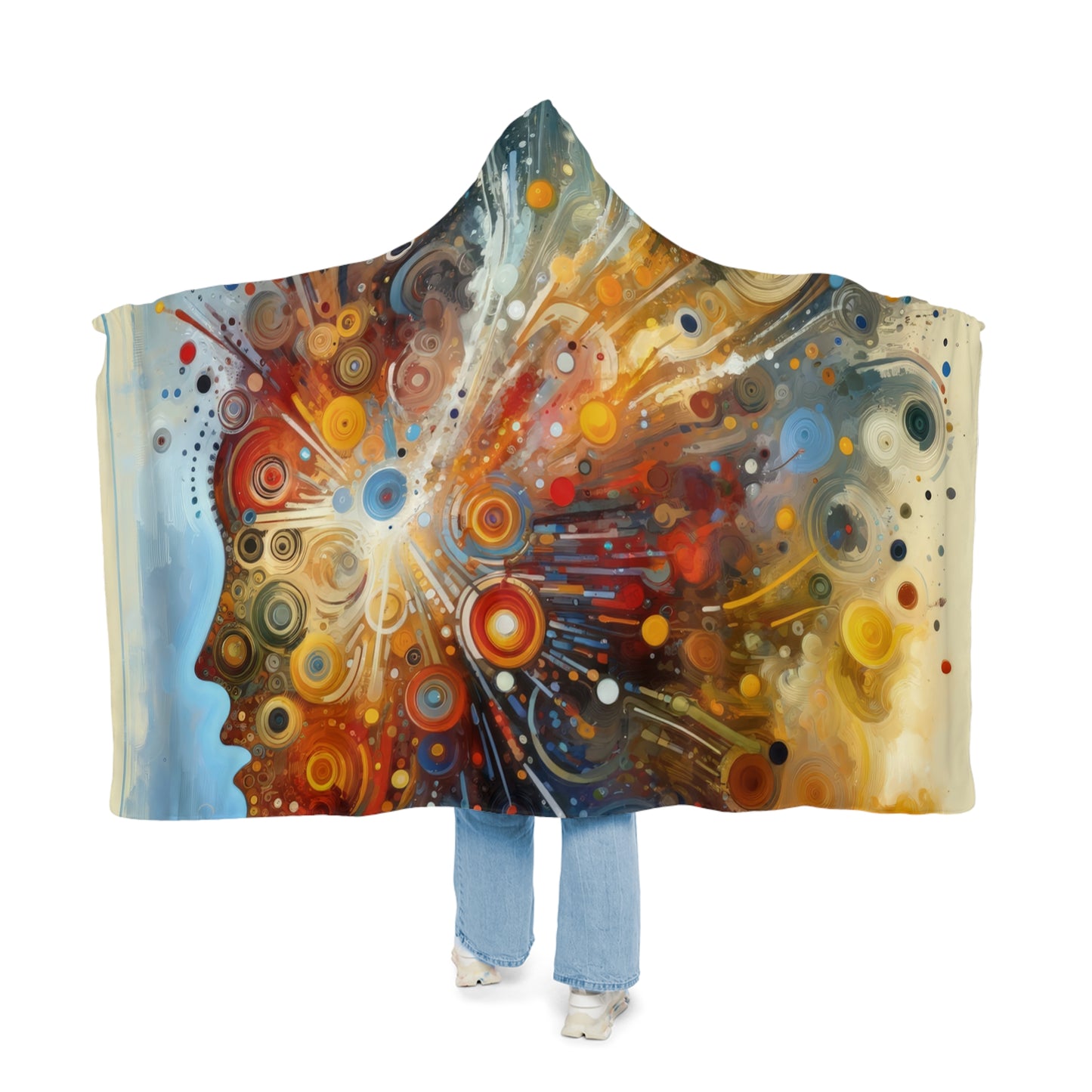 Desire Visualization Tachism Snuggle Blanket