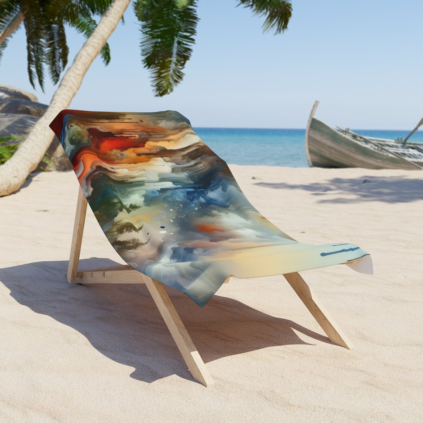 Inner Journey Abstract Beach Towel