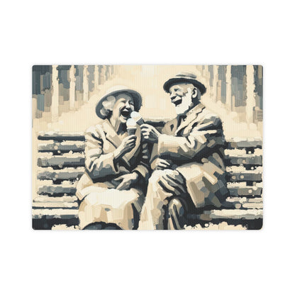 Joyful Companionship Serenity Canvas Photo Tile