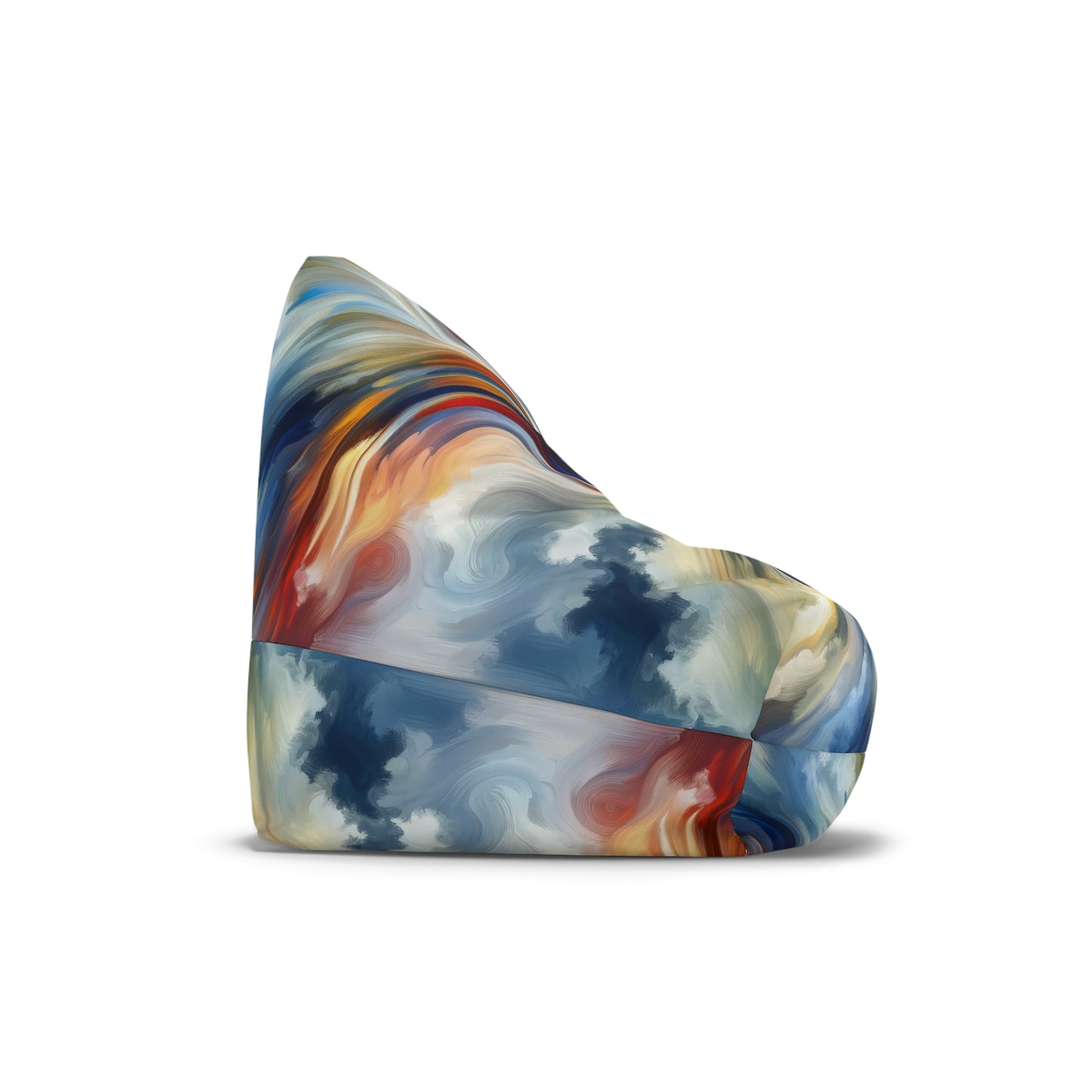 Convergent Abstract Unity Bean Bag Chair Cover
