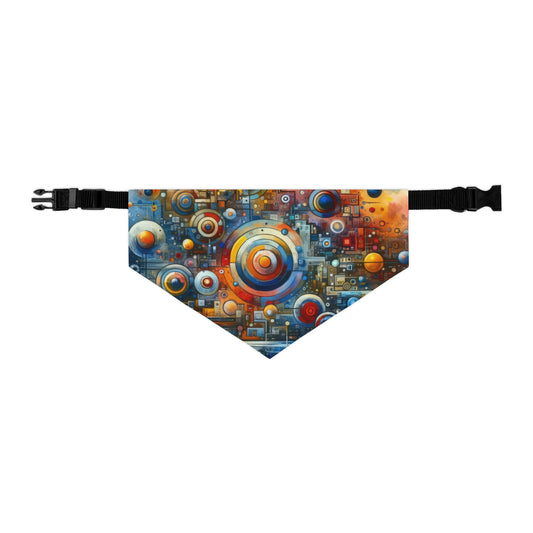 Connected Virtuality Canvas Pet Bandana Collar