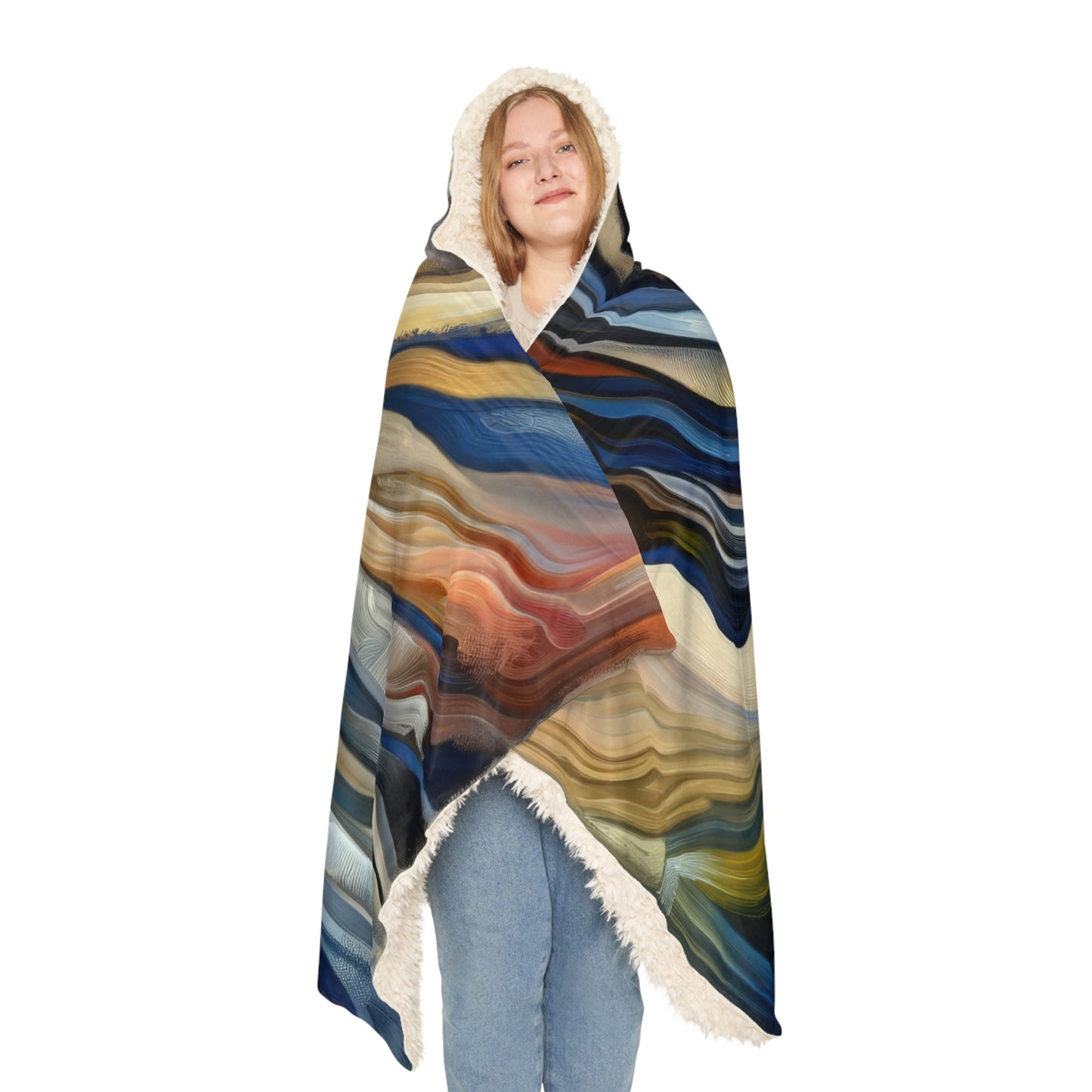 Diplomatic Emotional Currents Snuggle Blanket