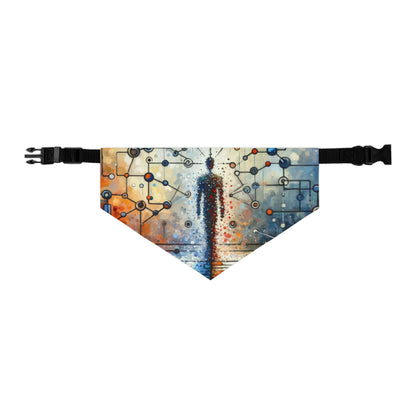 Technological Connectivity Bridge Pet Bandana Collar