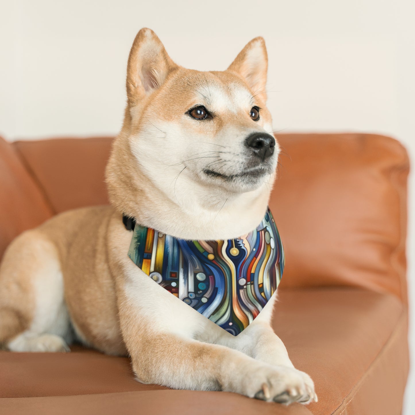 Embracing Faceted Unity Pet Bandana Collar