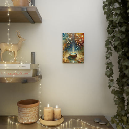 Inspiration Tachism Tribute Canvas Photo Tile