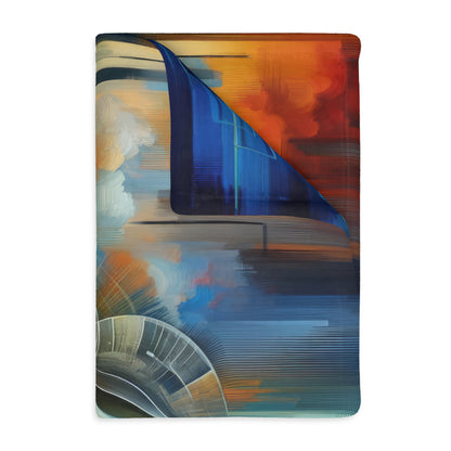Digital Spiritual Journey Velveteen Microfiber Blanket (Two-sided print)