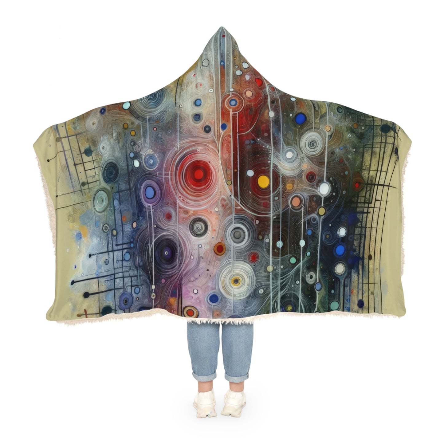 Awakenings Interconnectedness Tachism Snuggle Blanket