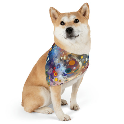 Humorous Unified Tachism Pet Bandana Collar