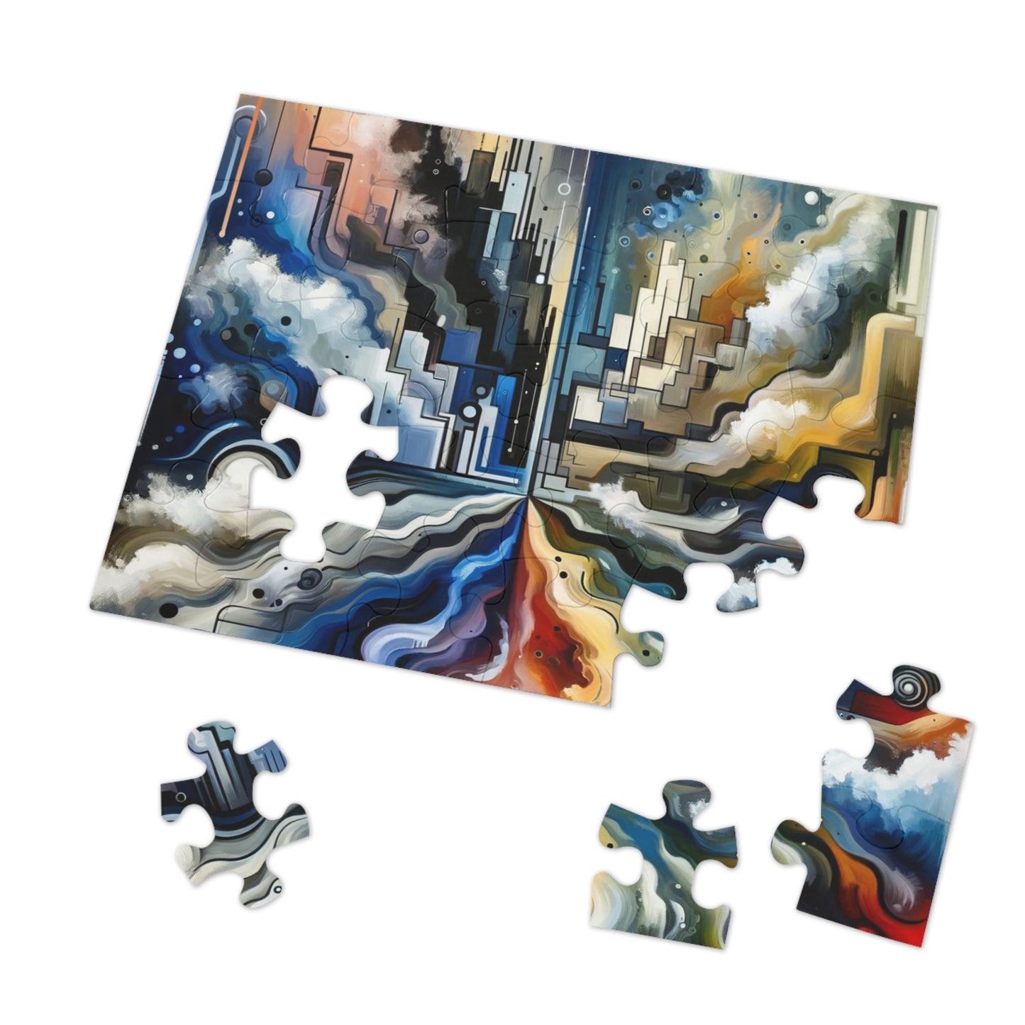 Digital Divide Navigation Jigsaw Puzzle (30, 110, 252, 500,1000-Piece)