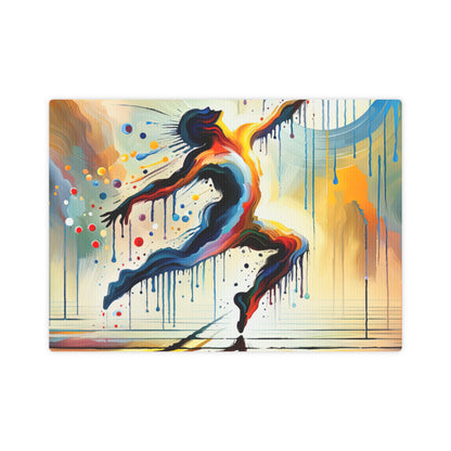 Expressive Dance Reflection Canvas Photo Tile