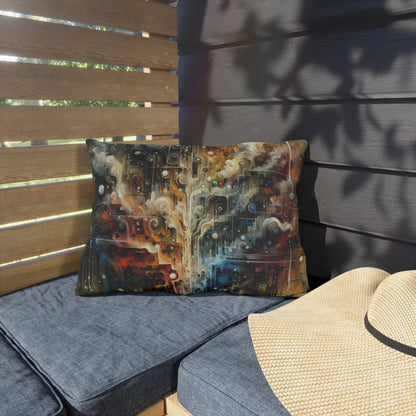 Integral Stewardship Abstract Outdoor Pillows